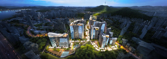 한남 디에이치 그라비체 조감도.<현대건설 제공>